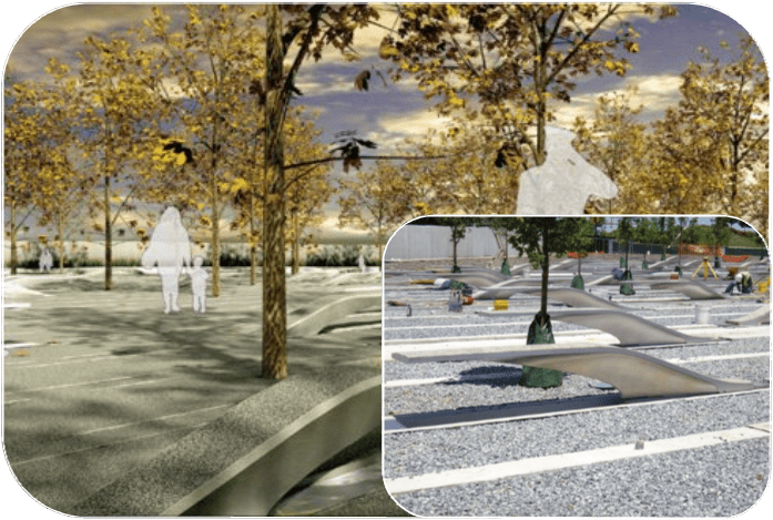 Pentagon Memorial Benches